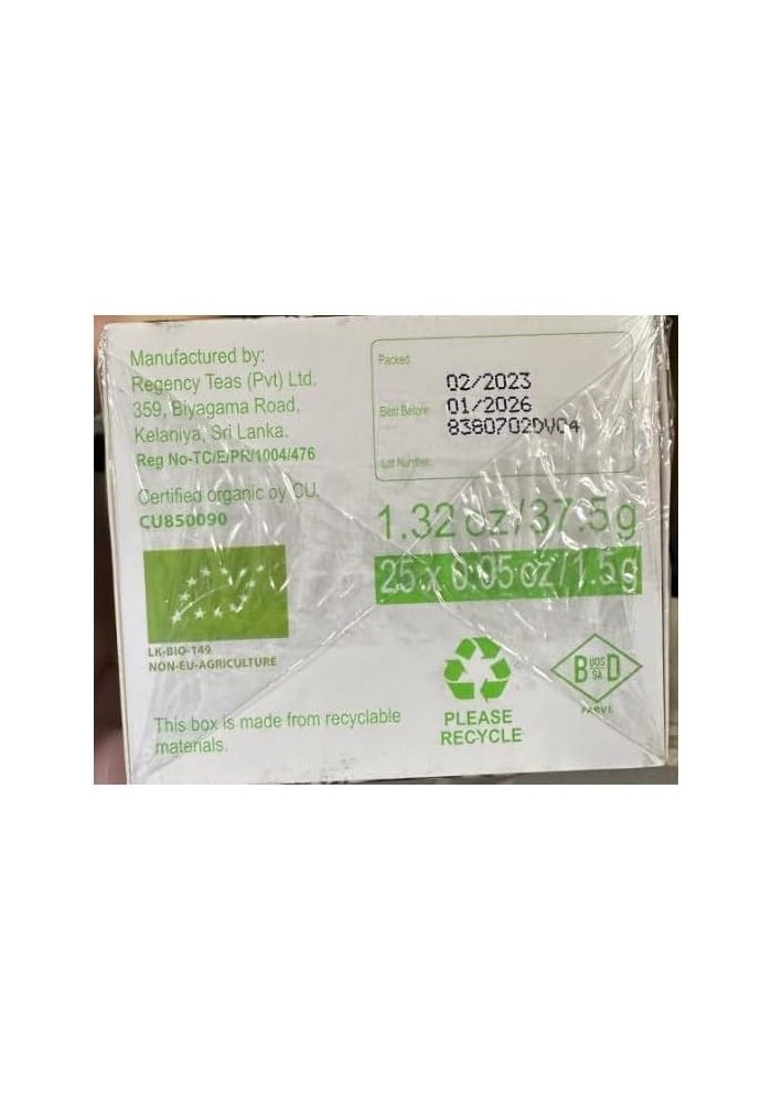 Hyleys Organic Green Tea with Soursop Flavor - 25 Tea Bags - Image 4